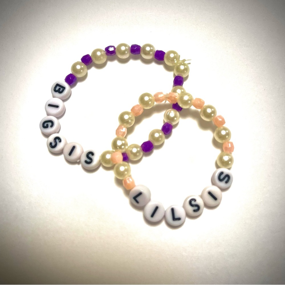 Handmade bracelets by my Tween sibling set